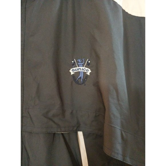 Men's Vintage Sunice Colorblock Windbreaker Jacket Magnetic button Double Cuff L - Picture 2 of 14